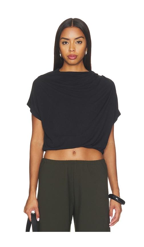 la ligne milla top in black. - size m (also in s)