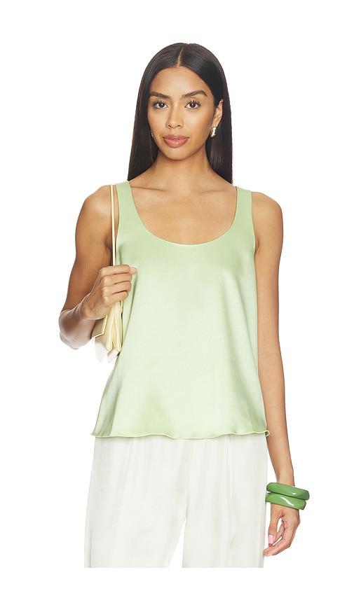 la ligne scoop neck rank in green. - size l (also in s)