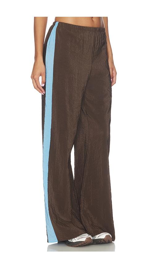 la ligne side stripe pant in brown. - size l (also in s, xl, xs)