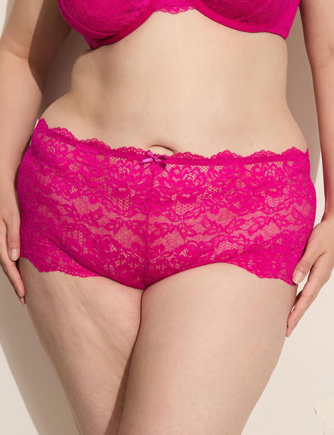 lace cheeky short panty