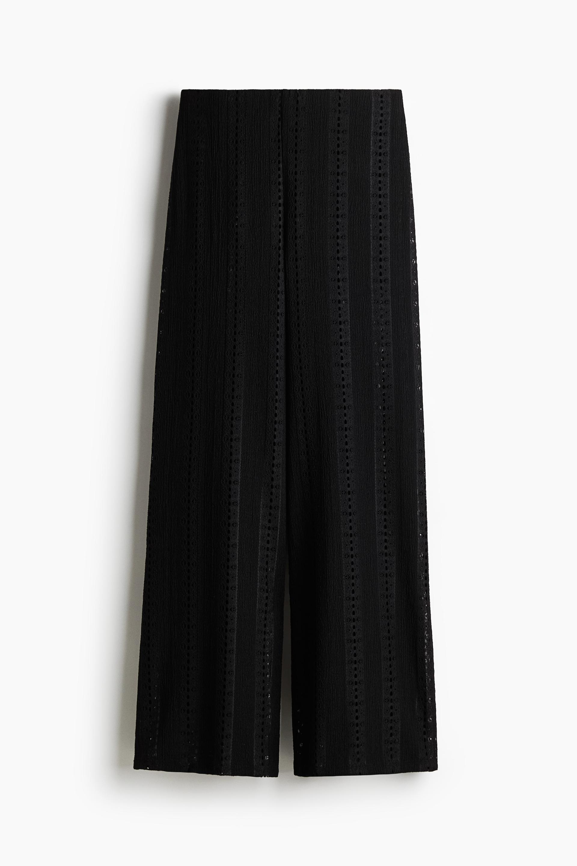 lace jersey pants