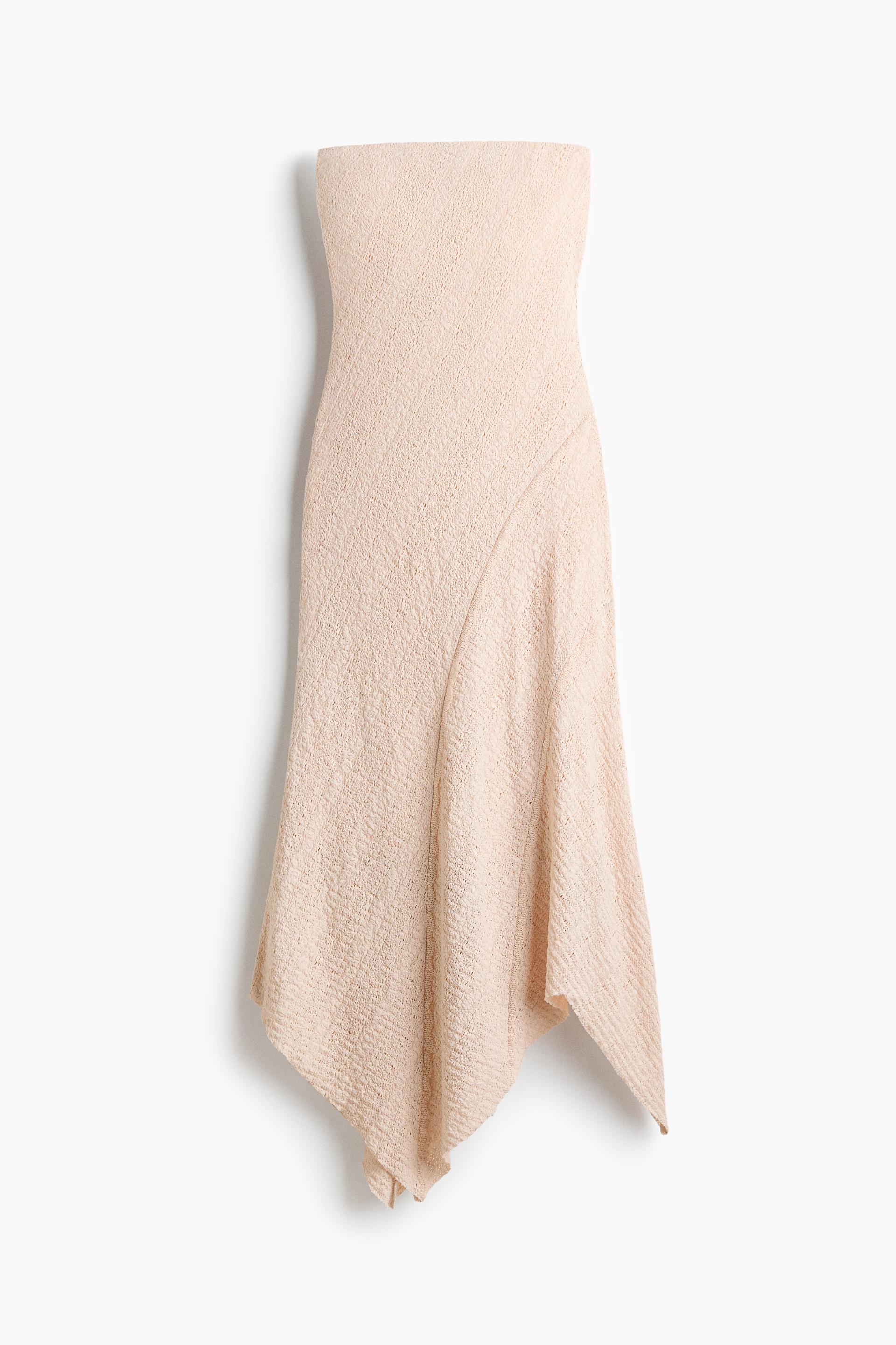 lace-look handkerchief dress