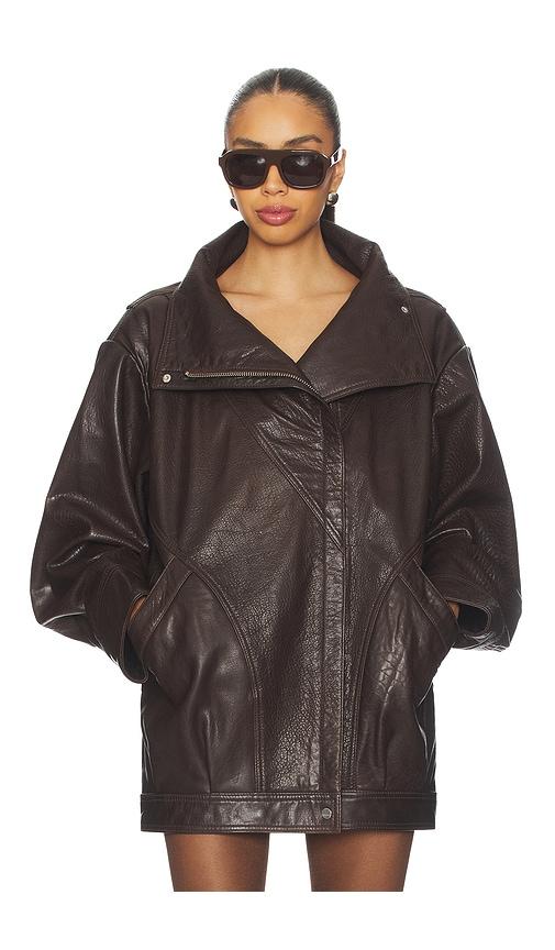lamarque ronja jacket in brown.
