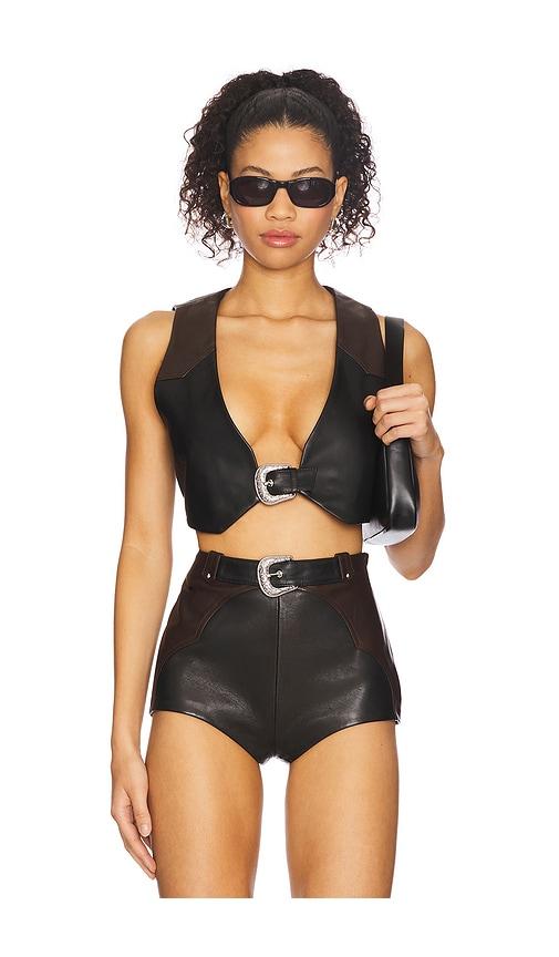 lamarque x revolve dolly top in black. - size m (also in s)