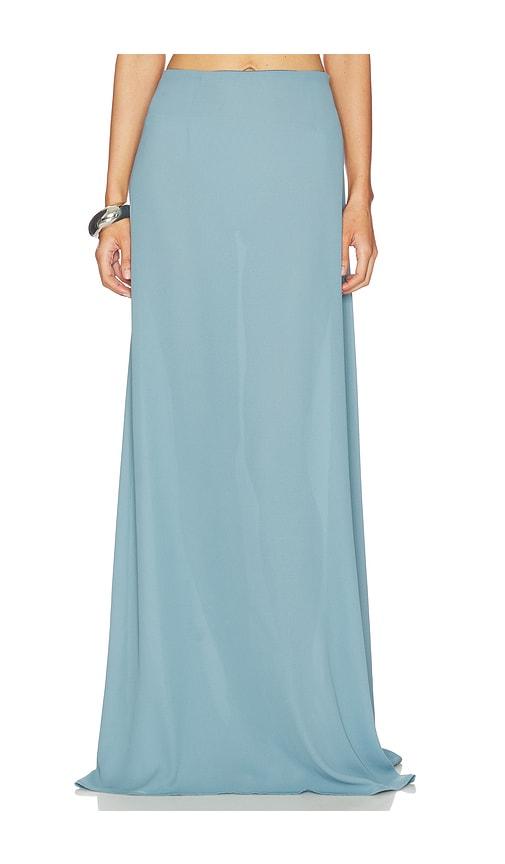 lapointe maxi skirt in blue. - size 0 (also in 2)