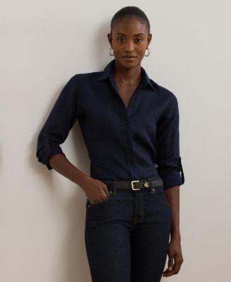 lauren ralph lauren 100 linen shirt p xs xxl