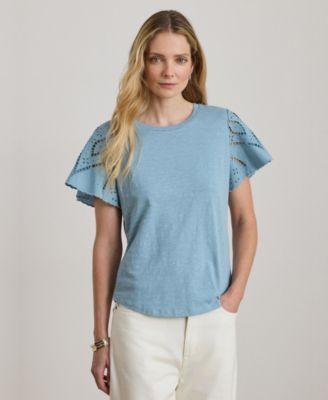 lauren ralph lauren womens crewneck top