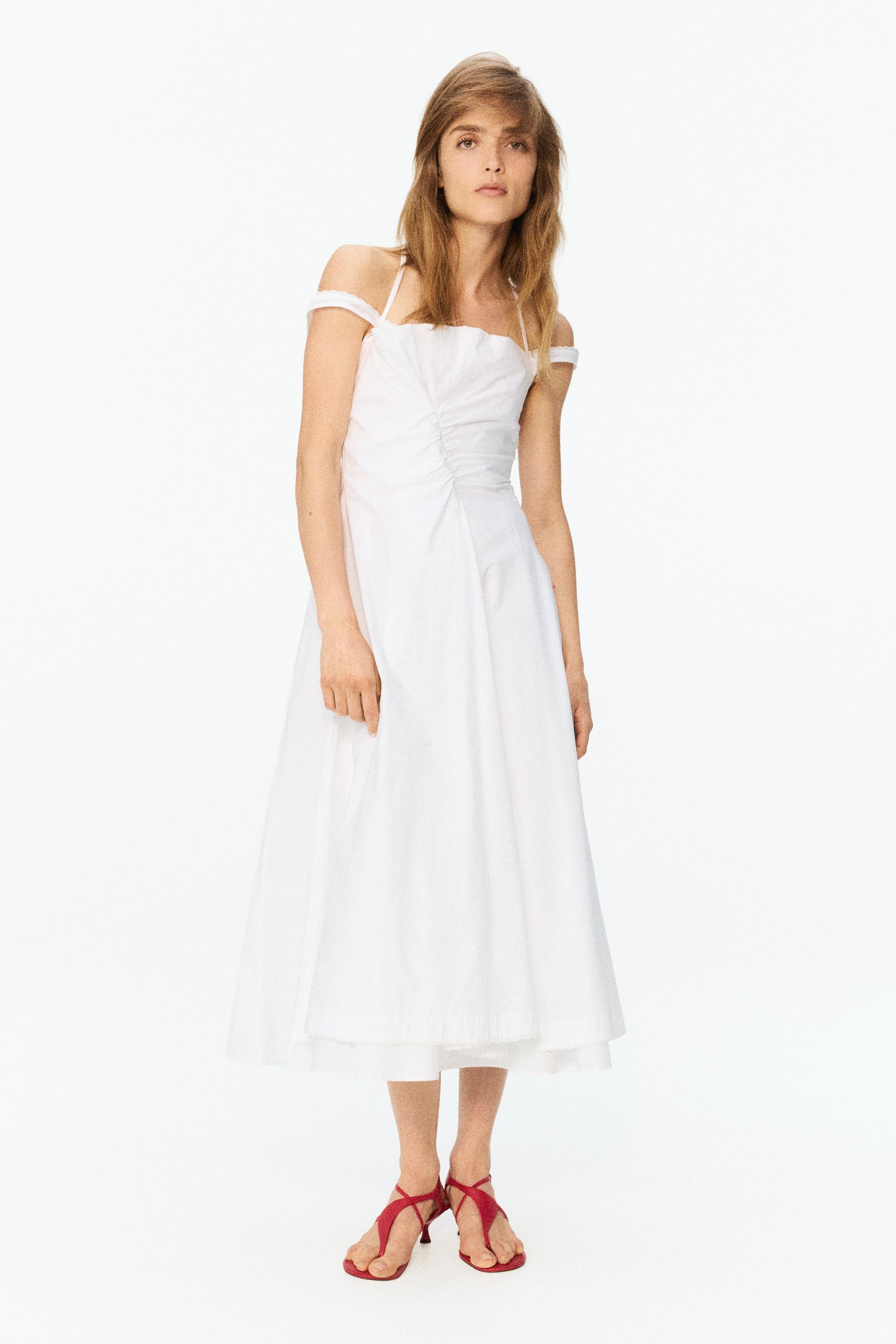 layered poplin dress