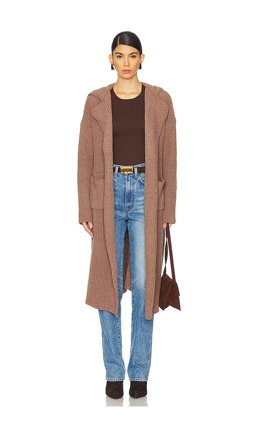 lblc the label sebastian chunky cardigan in brown. - size m (also in xs)