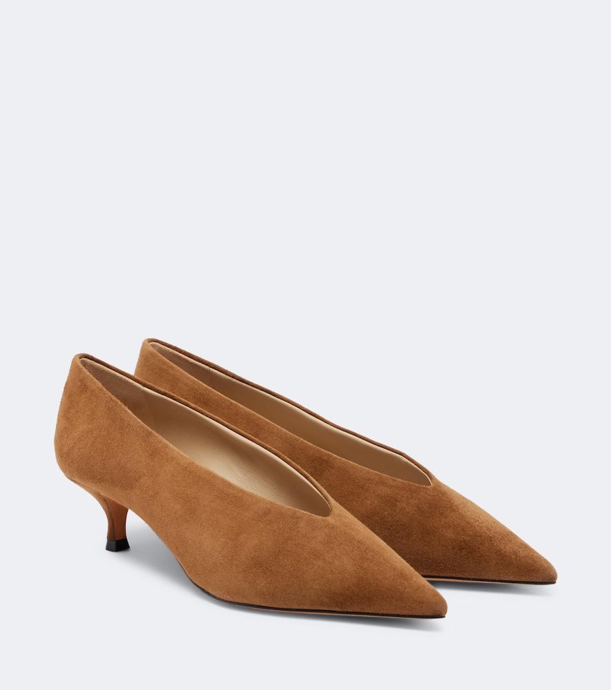 le monde béryl babouche suede pumps