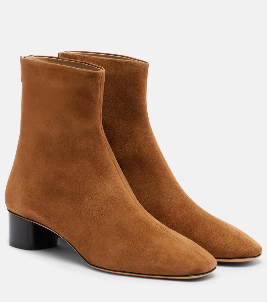 le monde béryl carole suede ankle boots