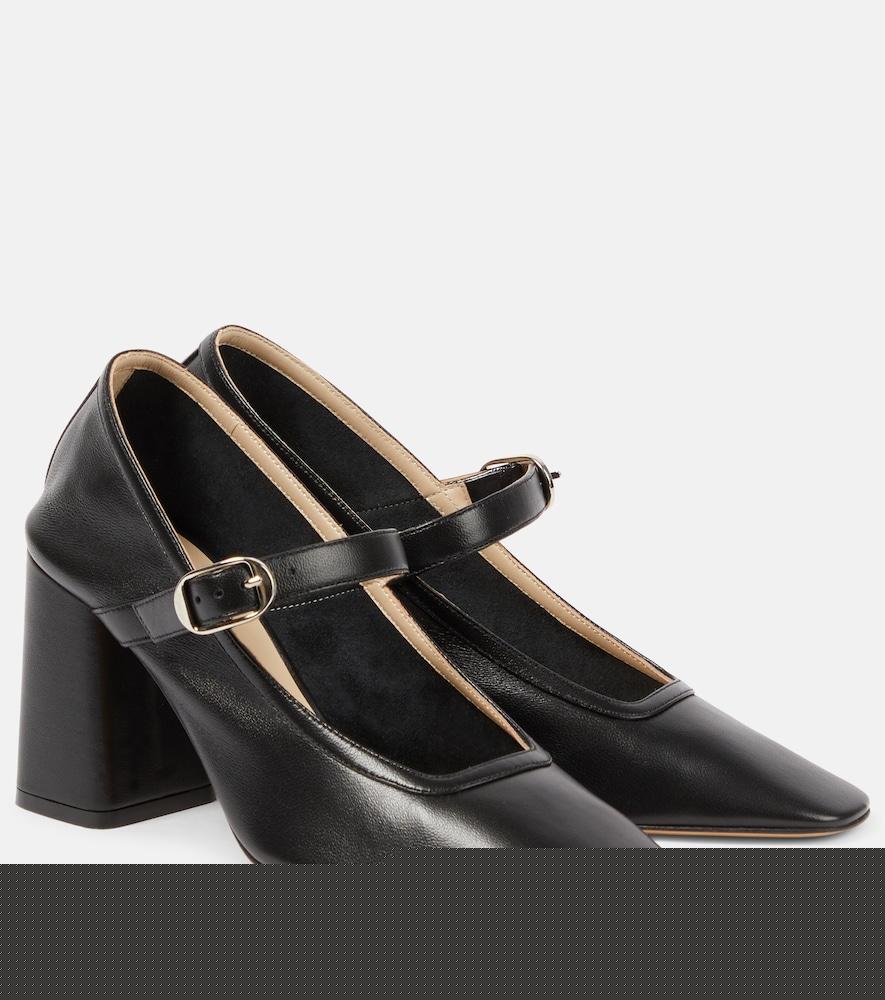 le monde béryl leather mary jane pumps
