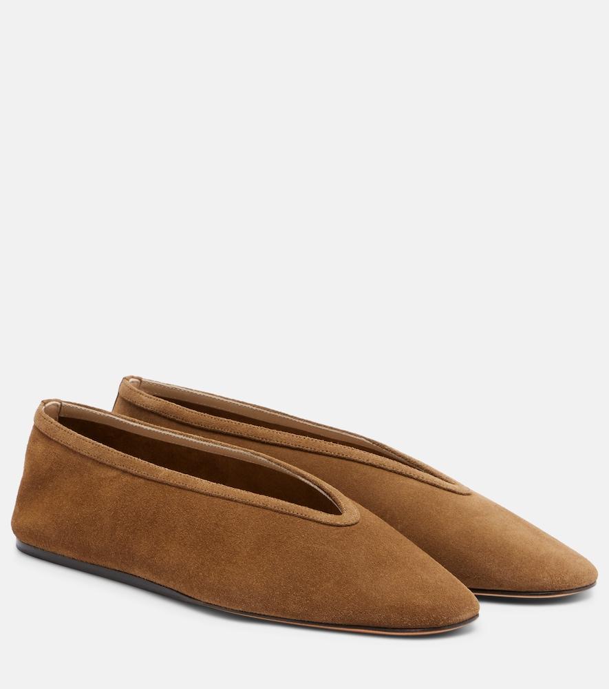 le monde béryl luna suede ballet flats