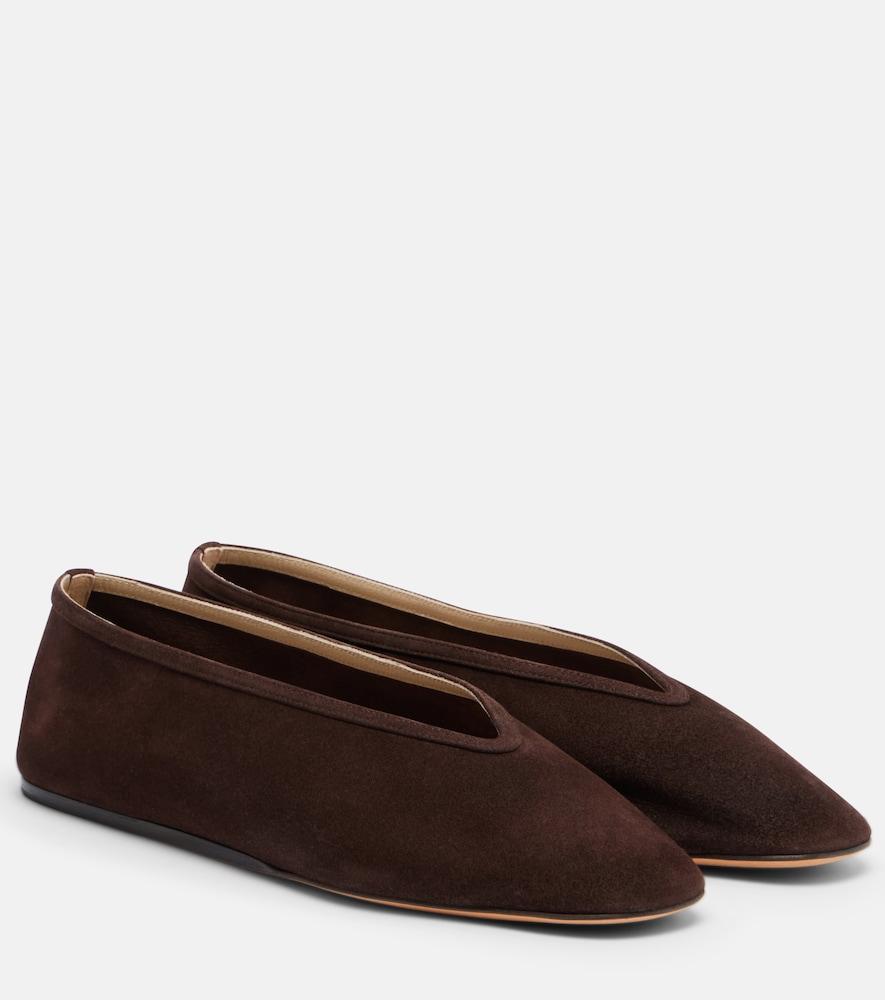 le monde béryl luna suede ballet flats