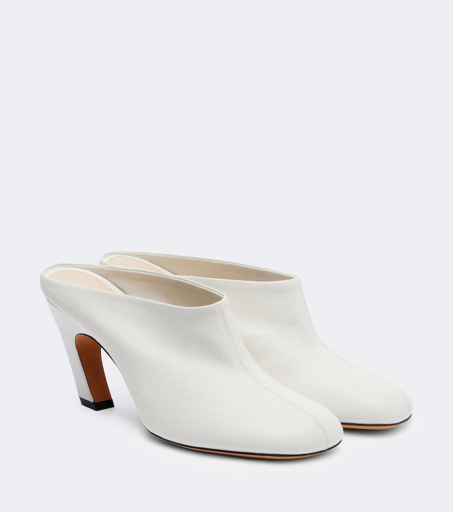 le monde béryl mica leather mules