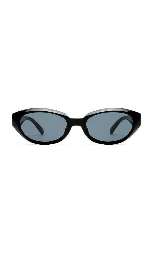 le specs le bijou sunglasses in black.