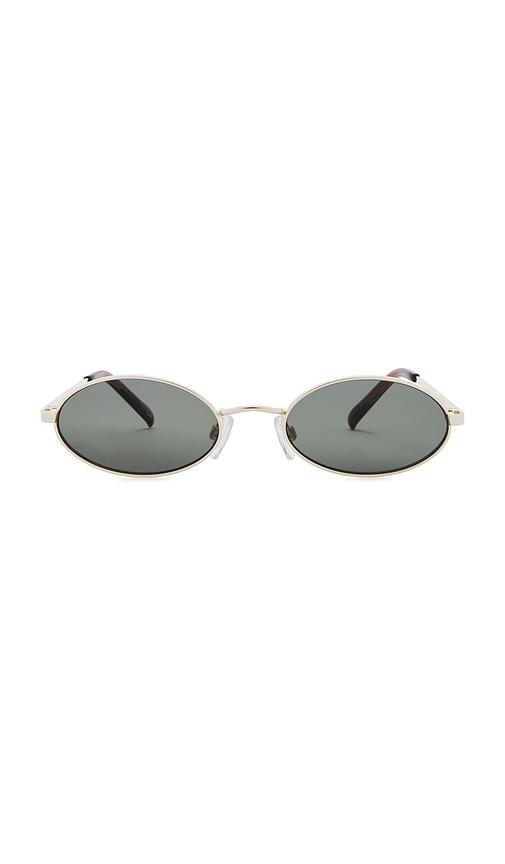 le specs love train sunglasses in black.