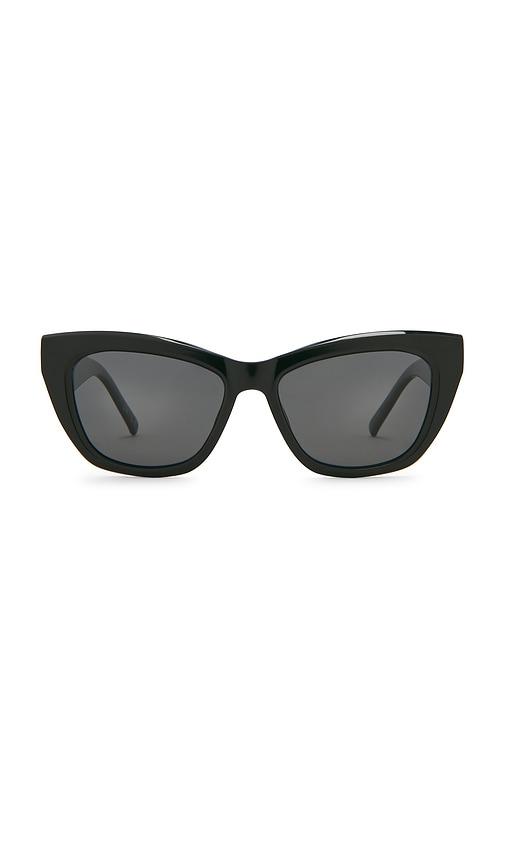 le specs lumen sunglasses in black.