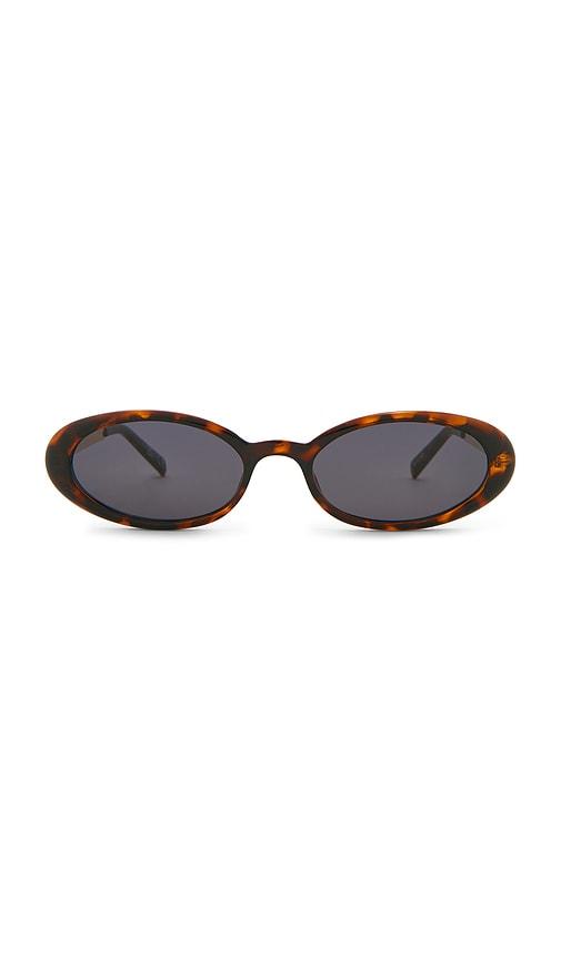 le specs magnifique sunglasses in brown.