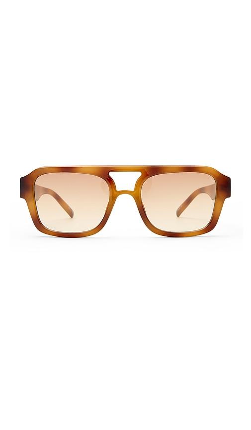 le specs subzero sunglasses in brown.