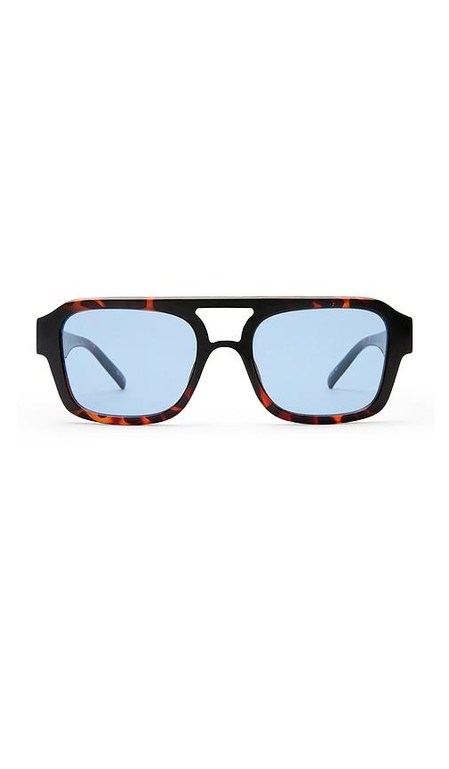 le specs subzero sunglasses in brown.