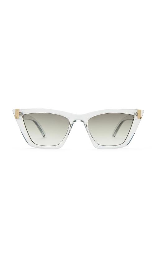 le specs velodrome sunglasses in grey.