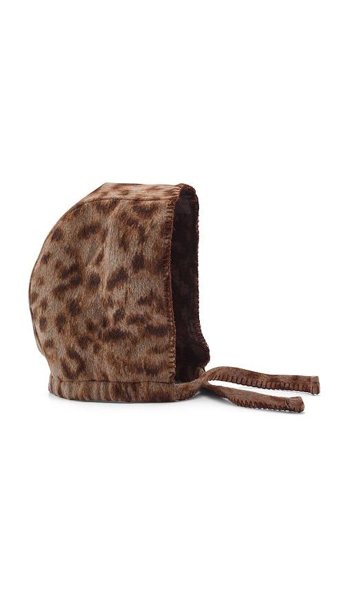 lelet ny masha wool hood in brown.