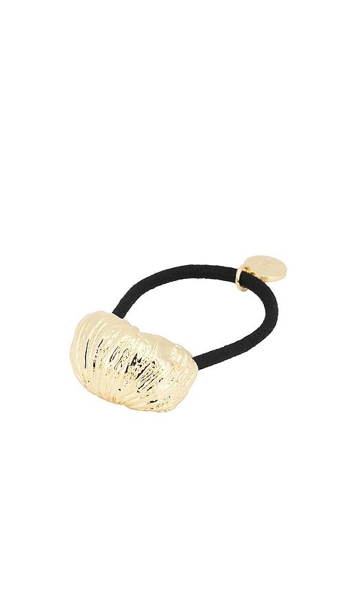 lelet ny seashell mini pony cuff in metallic gold.