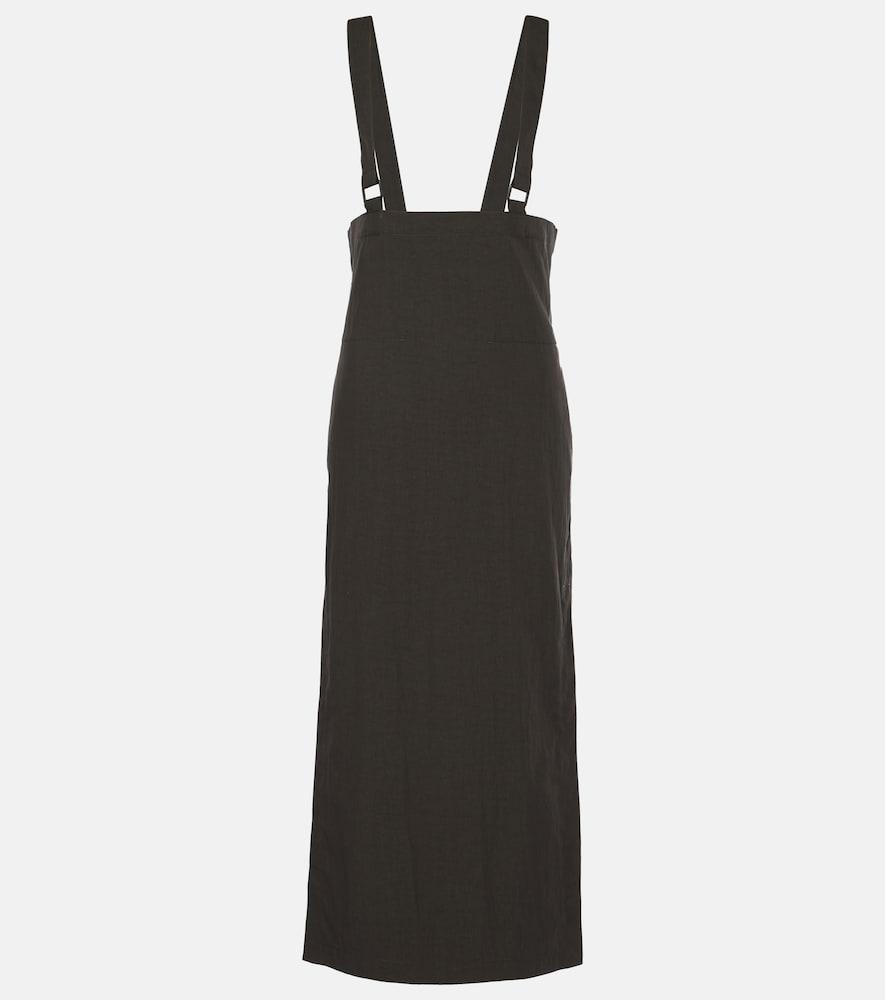 lemaire cotton-blend midi skirt