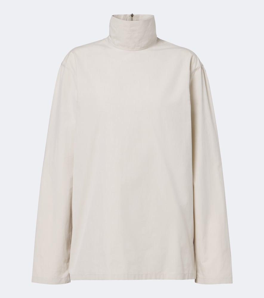 lemaire cotton turtleneck top
