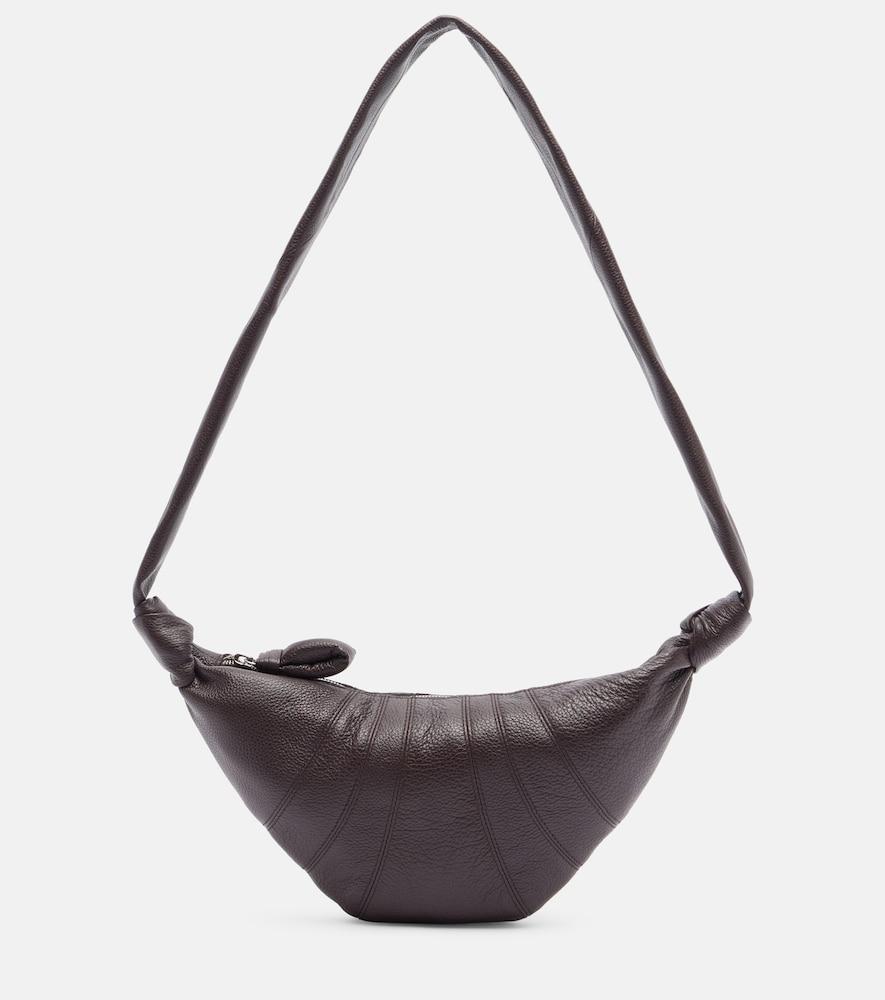 lemaire croissant small leather bag