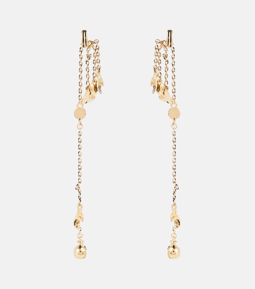 lemaire estampe drop earrings