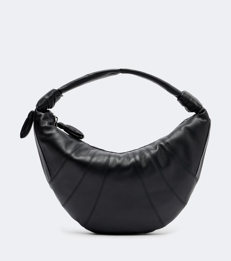 lemaire fortune croissant medium leather shoulder bag