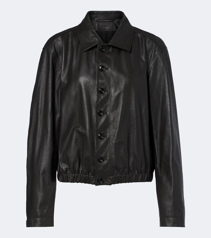 lemaire leather blouson jacket