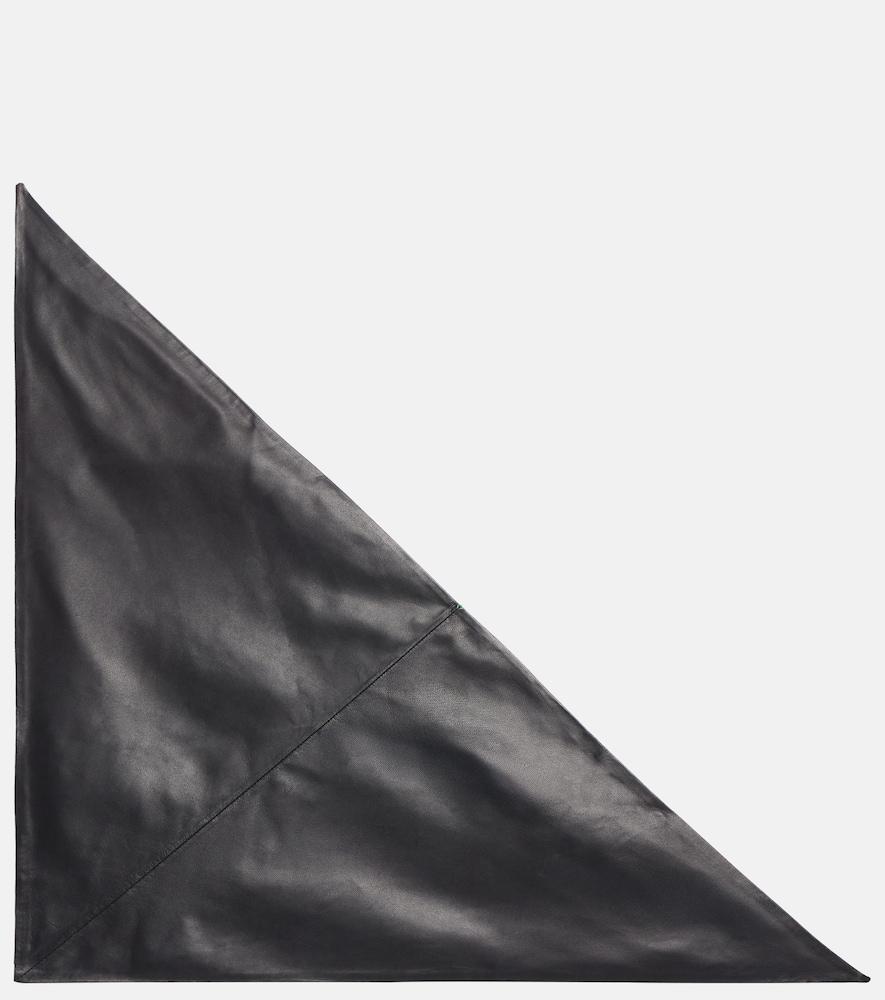 lemaire leather scarf