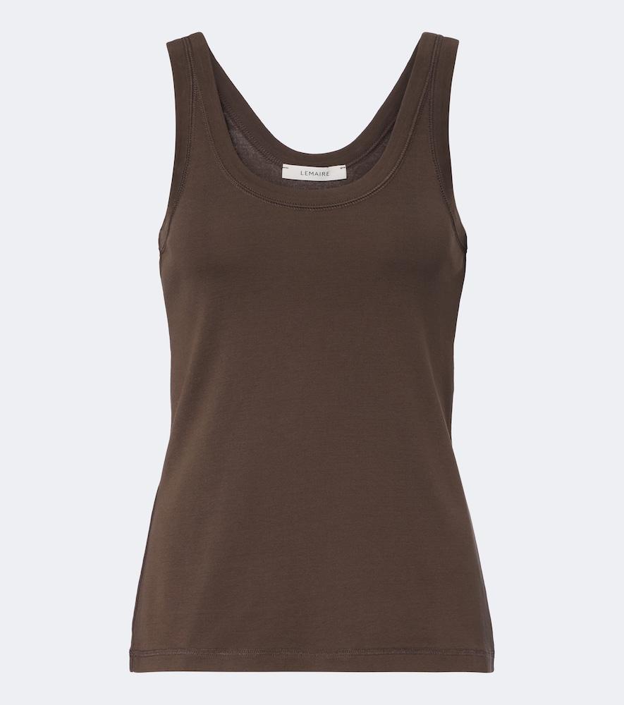 lemaire ribbed-knit cotton tank top