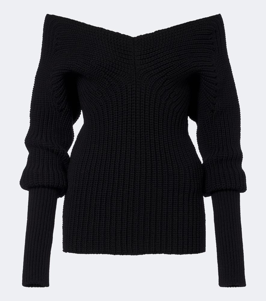 lemaire ribbed-knit wool sweater