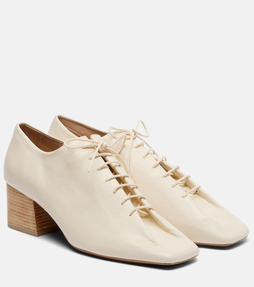 lemaire souris 55 leather derby pumps