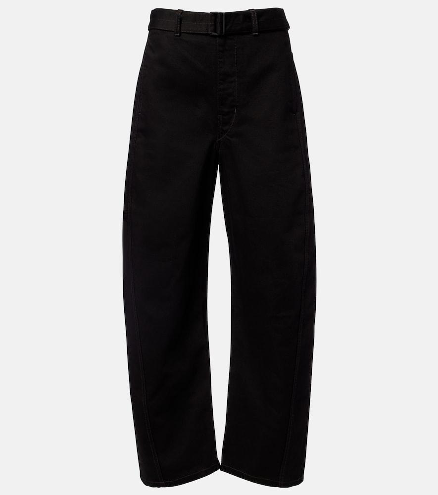 lemaire twisted barrel-leg jeans