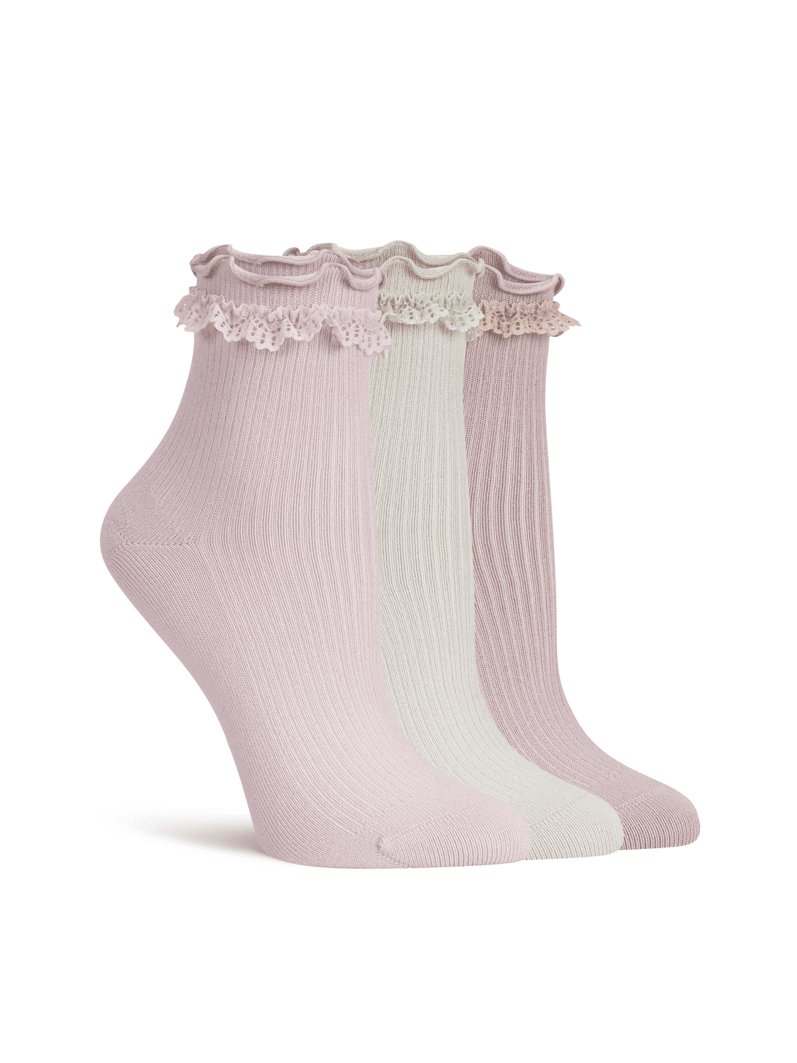 lemon 3 pack lace lowcut