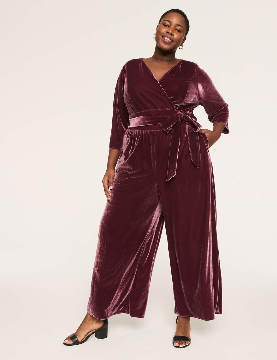 lena velvet jumpsuit