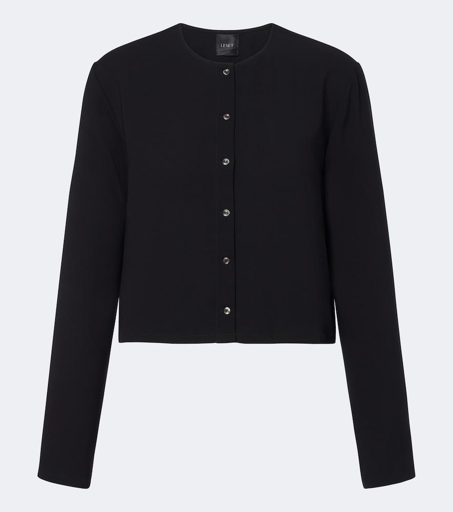 leset ari cropped cardigan