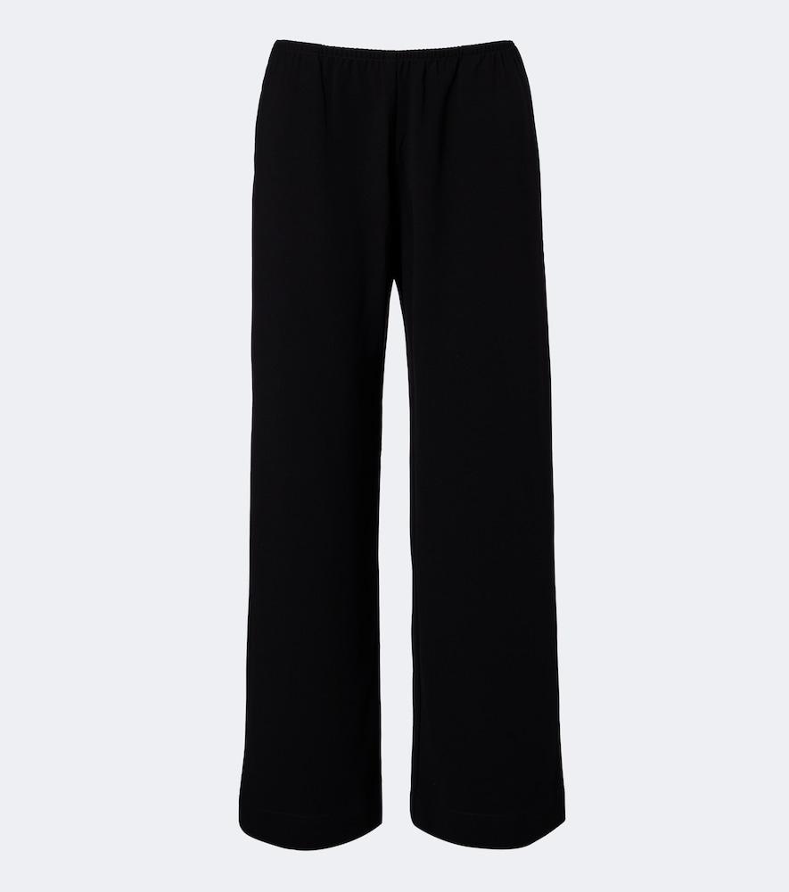 leset arielle crêpe wide-leg pants