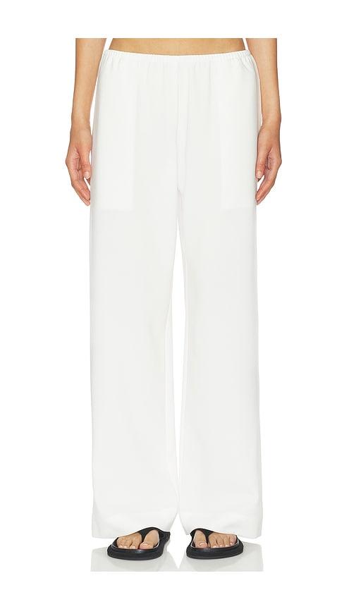 leset arielle pocket pant in white. - size l (also in s, m)