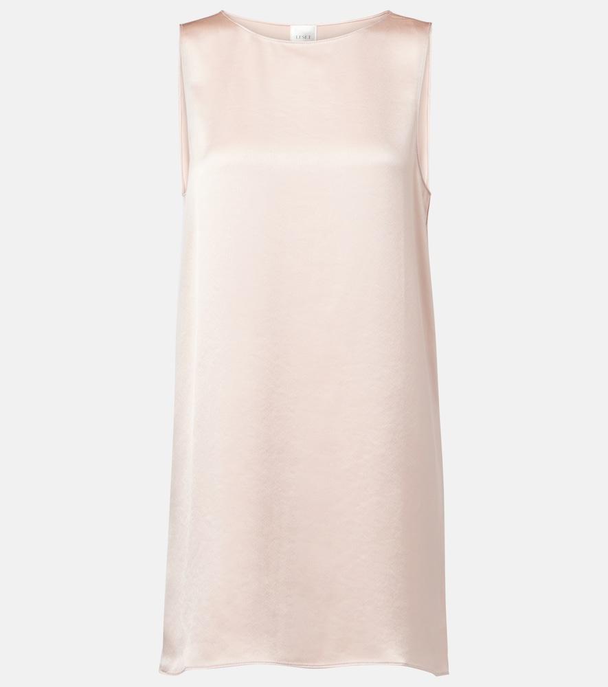 leset barb satin minidress