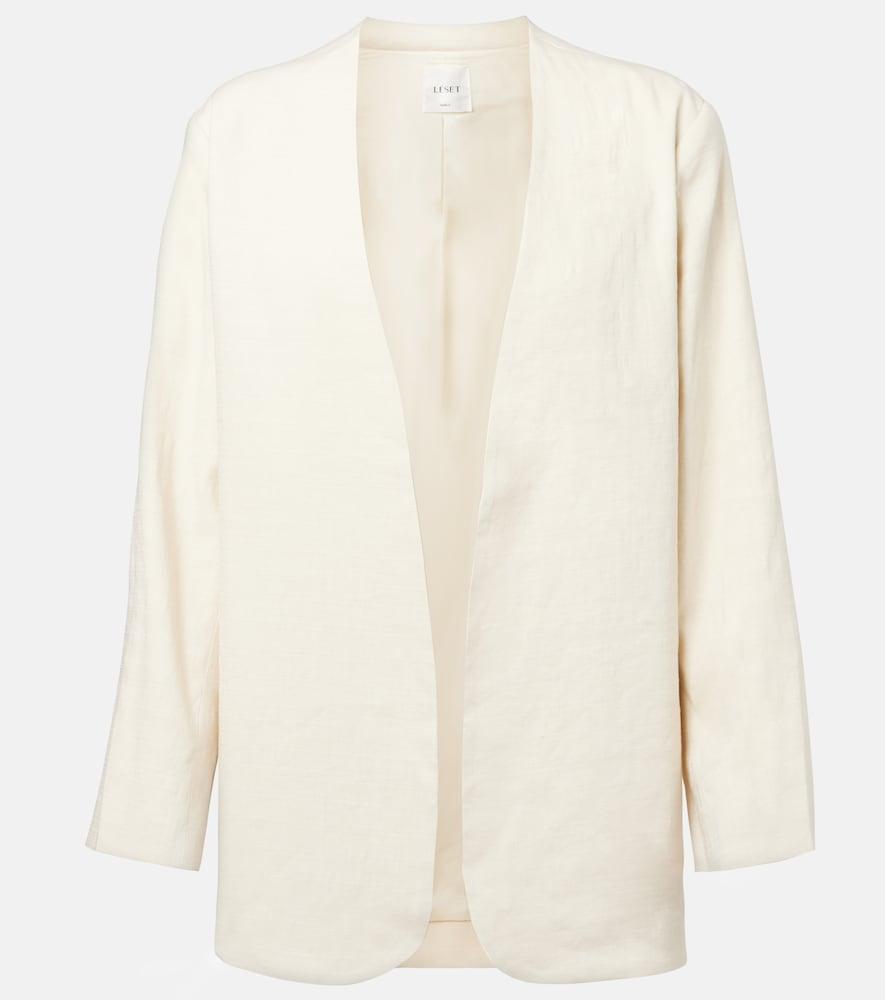 leset belle linen-blend jacket