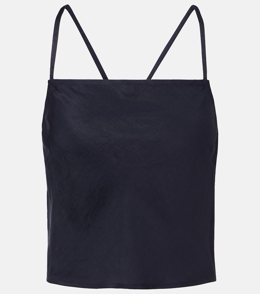 leset daniel open-back crop top