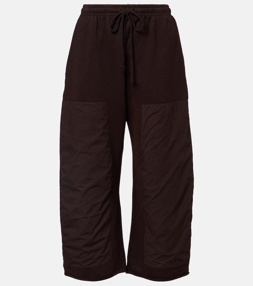leset jamie patchwork cotton terry swetapants