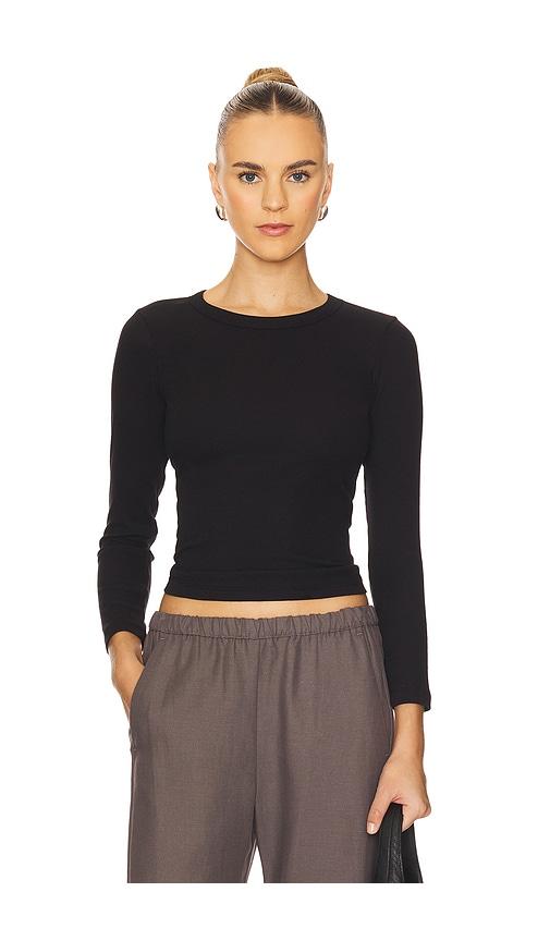 leset kelly slim fit long sleeve in black. - size m (also in xl)
