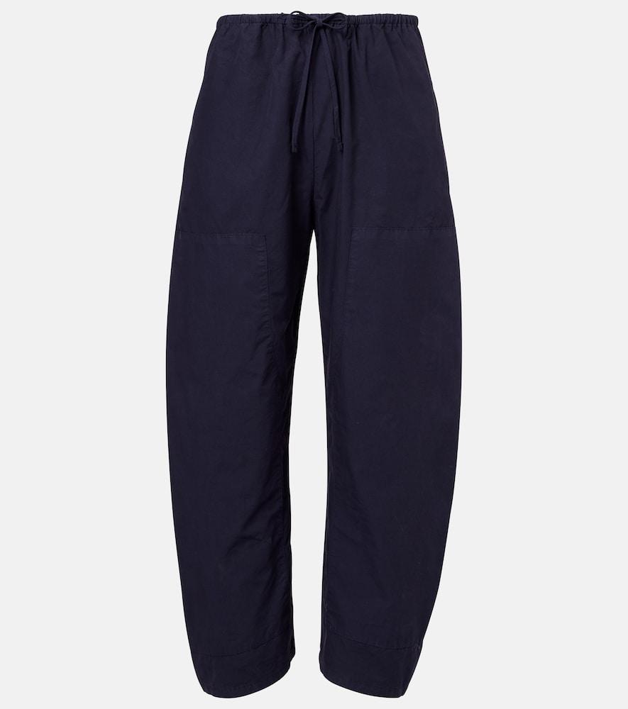 leset kyoto cotton wide-leg pants